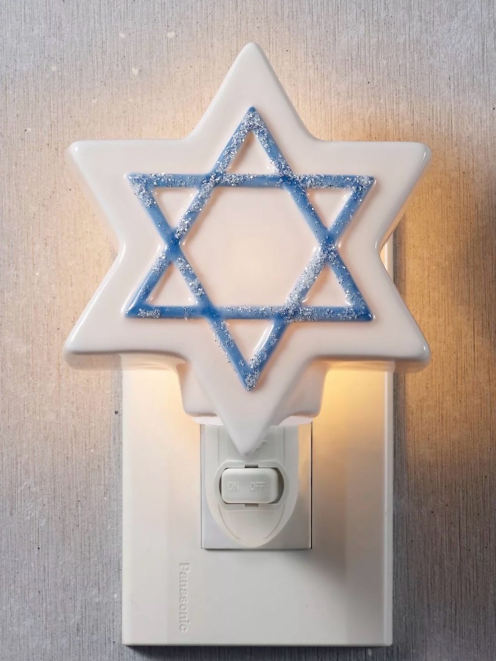 Hanukkah Star of David Ceramic Night Light from Celebrate Together Kohl’s NIB
